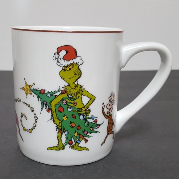 NEW Williams Sonoma Grinch Christmas Tree Mug 14 OZ Porcelain - Picture 3 of 8